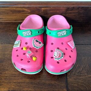 Jolly Rancher Watermelon Crocs